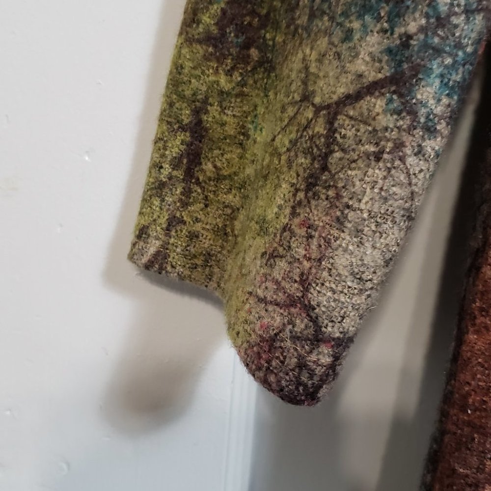 MISSLOOK Fall branches multi colored A-Line dress - Picture 4 of 10